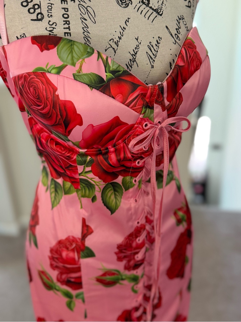 NWT Dolls Kill Sugar Thrillz Romantic Getaway Wiggle Dress XXL